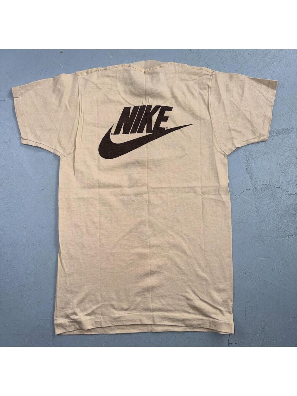 Nike Vintage T Shirt MAURICE LUCAS Basketball Camp 1970s 70s Rare Swoosh Jordan - Picture 7 of 9